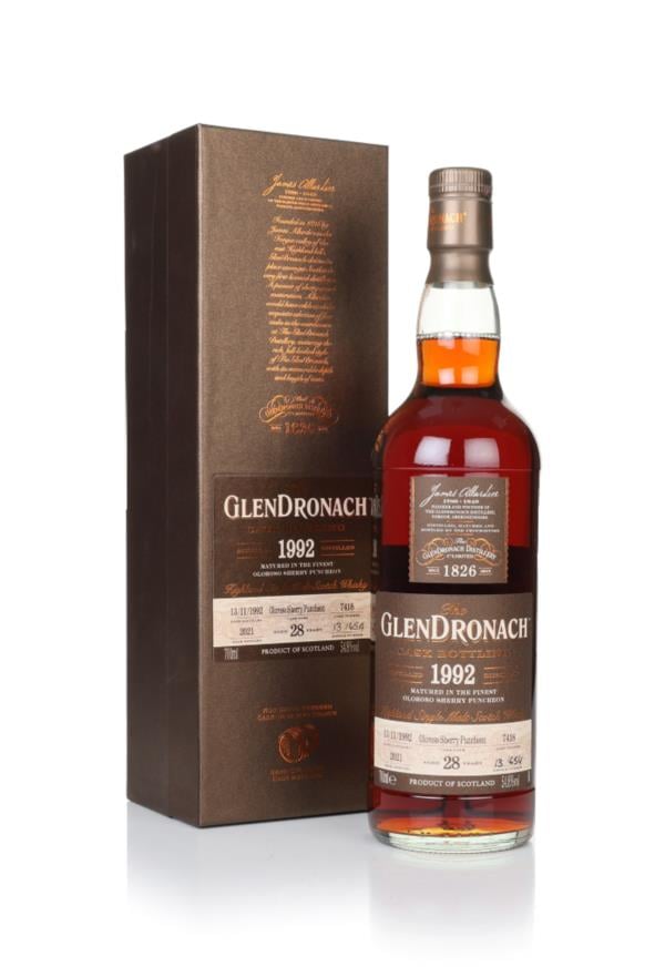 The GlenDronach 28 Year Old 1992 (cask 7418) Single Malt Whisky