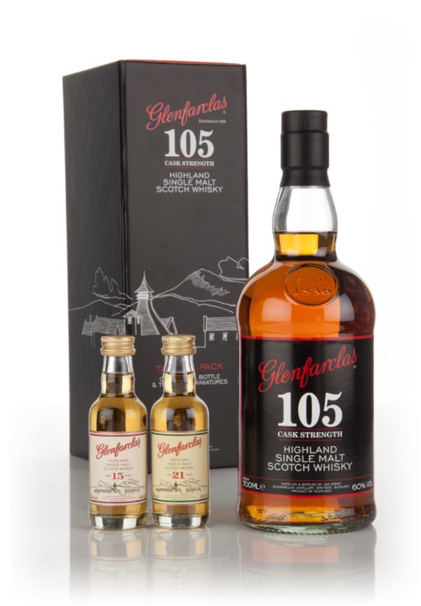 Glenfarclas 105 Gift Set with Two 5cl Miniatures Single Malt Whisky