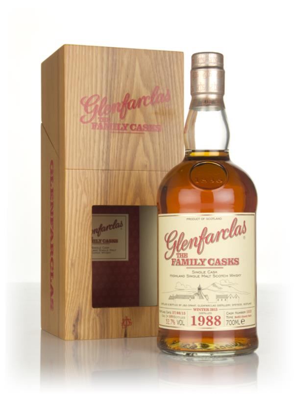Glenfarclas 1988 (cask 1512) Family Cask Winter 2015 Release Single Malt Whisky