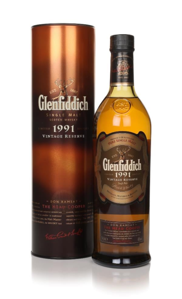 Glenfiddich 1991 Vintage Reserve - Don Ramsay Single Malt Whisky
