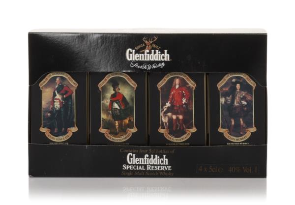 Glenfiddich Pure Malt - Clans of the Highlands Miniature Set (4x5cl) - Single Malt Whisky