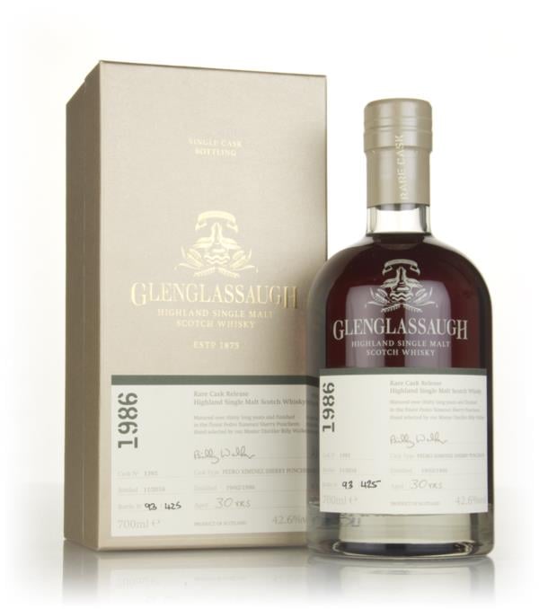 Glenglassaugh 30 Year Old 1986 (cask 1393) - Rare Cask Release Batch 3 Single Malt Whisky
