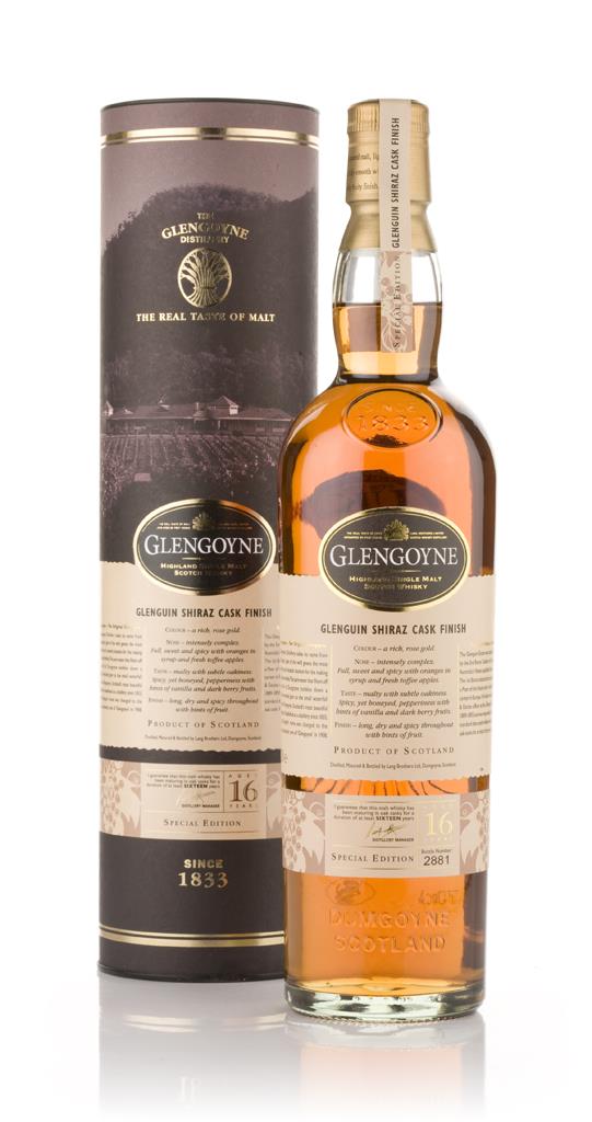 Glengoyne 16 Year Old - Glenguin Shiraz Cask Finish Single Malt Whisky