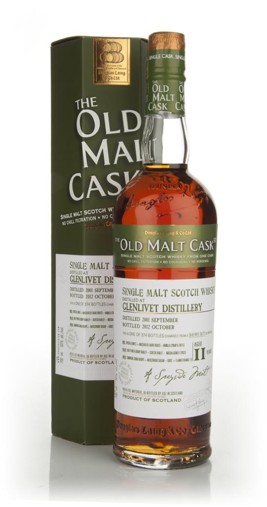 Glenlivet 11 Years Old 2001(Cask 9210)  - Old Malt Cask (Douglas Laing Single Malt Whisky