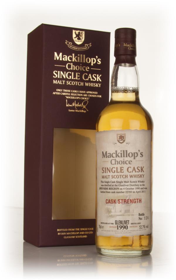 Glenlivet 20 Year Old 1990 (cask 22393) - Mackillop's Choice Single Malt Whisky