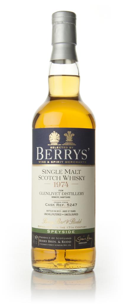 Glenlivet 37 Year Old 1974 (Cask 5247) (Berry Bros. & Rudd Single Malt Whisky