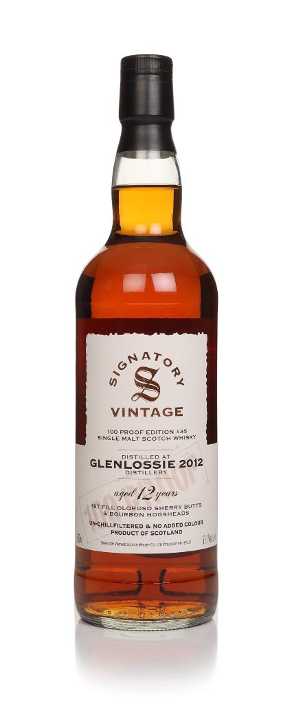 Glenlossie 12 Year Old 2012 - 100 Proof Edition #35 (Signatory) Single Malt Whisky