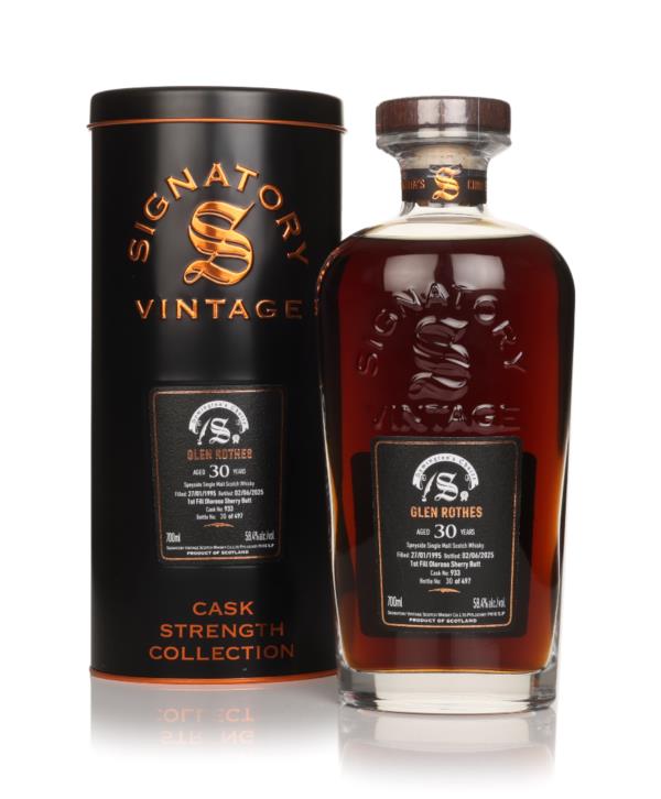 Glenrothes 30 Year Old 1995 (cask 933) - Cask Strength Collection (Sig Single Malt Whisky