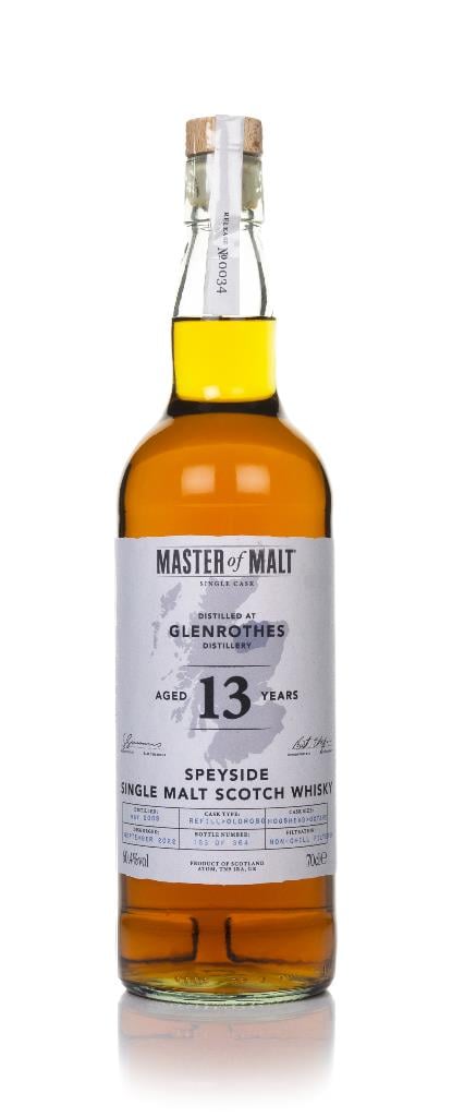 Glenrothes 13 Year Old 2009 Single Cask (Master of Malt) Single Malt Whisky