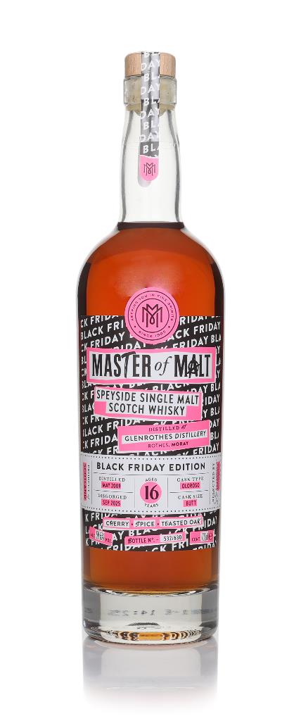 Glenrothes 16 Year Old 2009 - Black Friday (Master of Malt) Single Malt Whisky