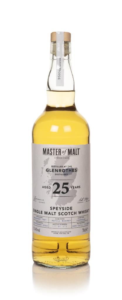 Glenrothes 25 Year Old 1997 Single Cask (Master of Malt) Single Malt Whisky