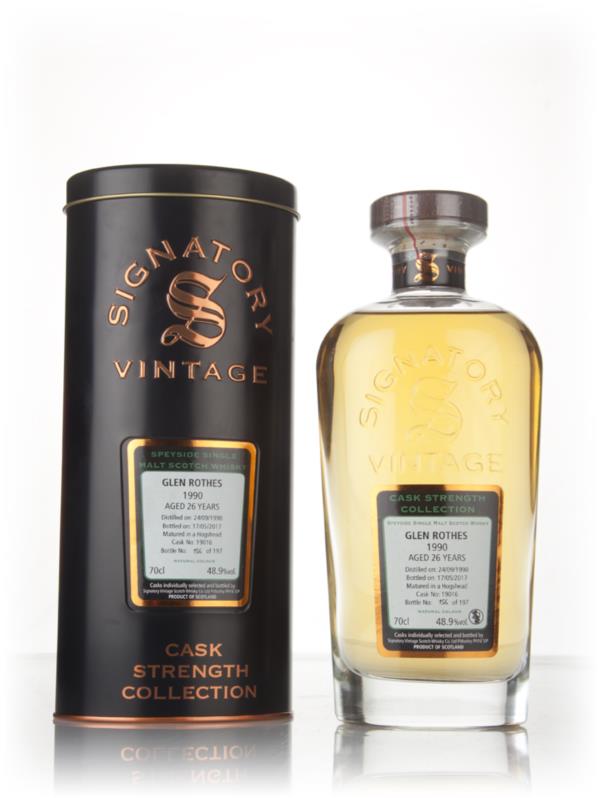 Glenrothes 26 Year Old 1990 (cask 19016) - Cask Strength Collection (S Single Malt Whisky