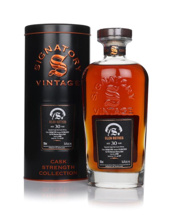Glenrothes 30 Year Old 1995 (cask 6980) - Cask Strength Collection (Si Single Malt Whisky