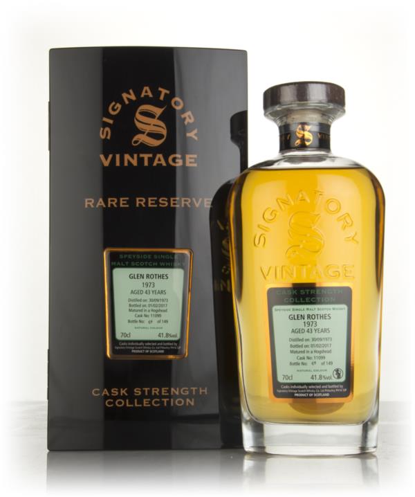 Glenrothes 43 Year Old 1973 (cask 11099) - Cask Strength Collection Ra Single Malt Whisky