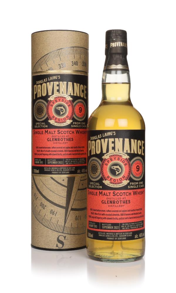 Glenrothes 9 Year Old 2013 (cask 16451) - Provenance (Douglas Laing) Single Malt Whisky
