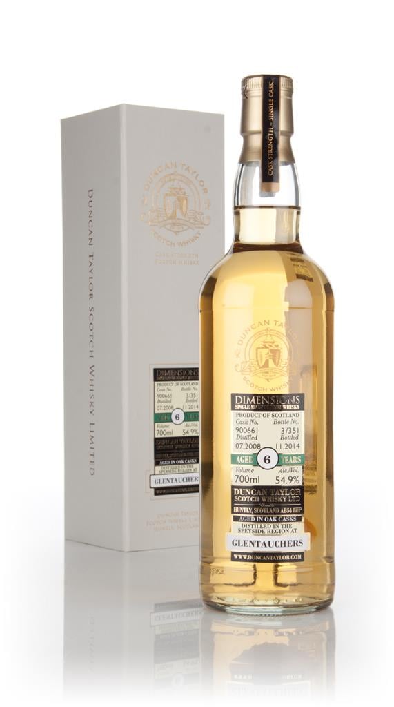 Glentauchers 6 Year Old 2008 (cask 900661) - Dimensions (Duncan Taylor Single Malt Whisky