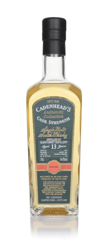 Glenturret 13 Year Old 2010 - Cadenheads Authentic Collection Single Malt Whisky