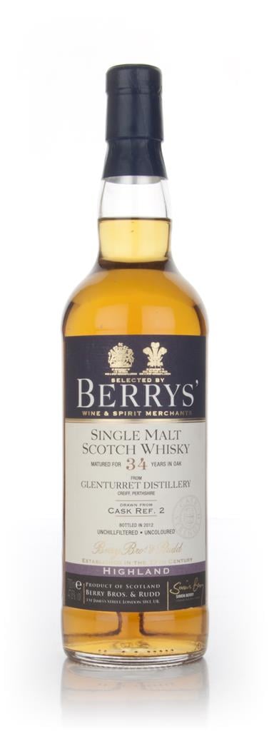 Glenturret 34 Year Old 1977 (cask ref. #2) (Berry Bros. & Rudd) Single Malt Whisky