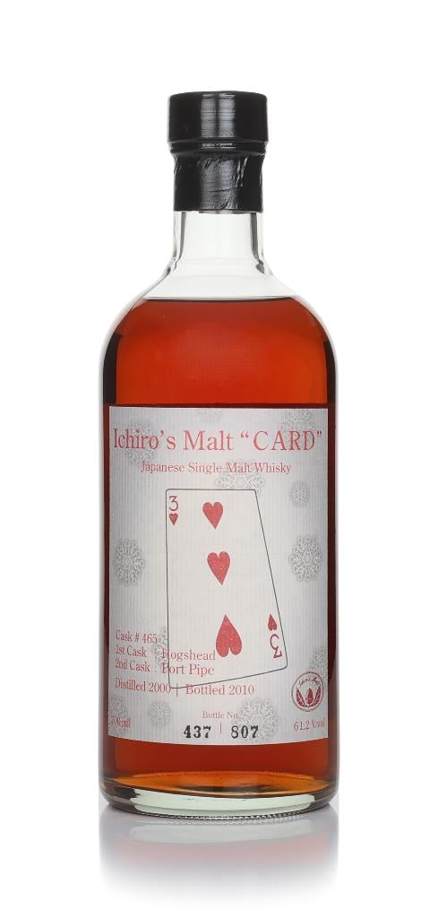 Hanyu Ichiros Malt 2000 (bottled 2010) - Three Of Hearts Single Malt Whisky Hanyu Ichiros Malt 2000 (bottled 2010) - Three Of Hearts Single Malt Whisky