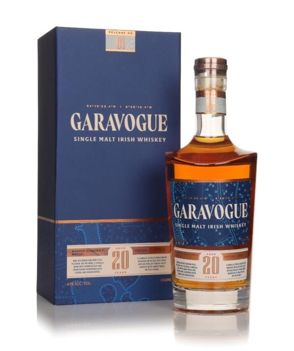 Garavogue 20 Year Old Irish Single Malt Whiskey Garavogue 20 Year Old Irish Single Malt Whiskey