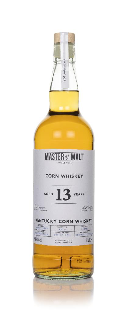 Corn Whiskey 13 Year Old 2009 Single Cask (Master of Malt) Corn Whiskey