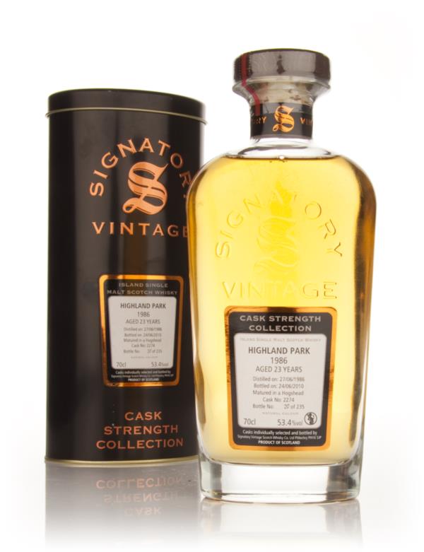 Highland Park 23 Year Old 1986 Cask 2274 - Cask Strength Collection (S Single Malt Whisky