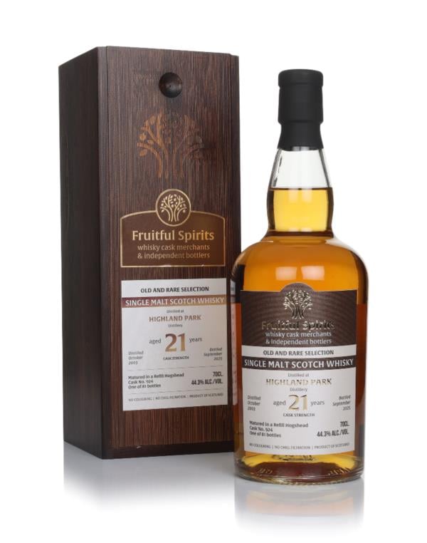 Highland Park 21 Year Old 2003 (cask 924) - Fruitful Spirits Single Malt Whisky
