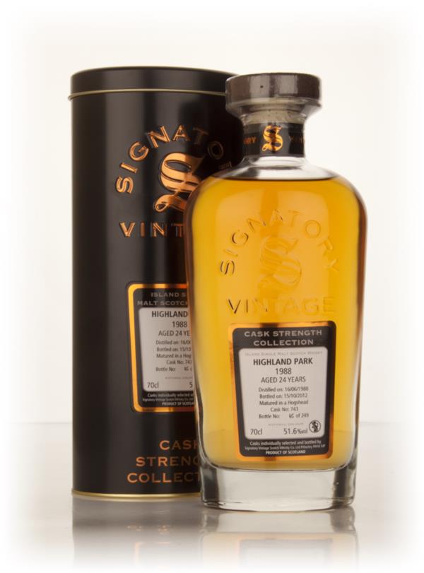 Highland Park 24 Year Old 1988 (cask 743) - Cask Strength Collection ( Single Malt Whisky