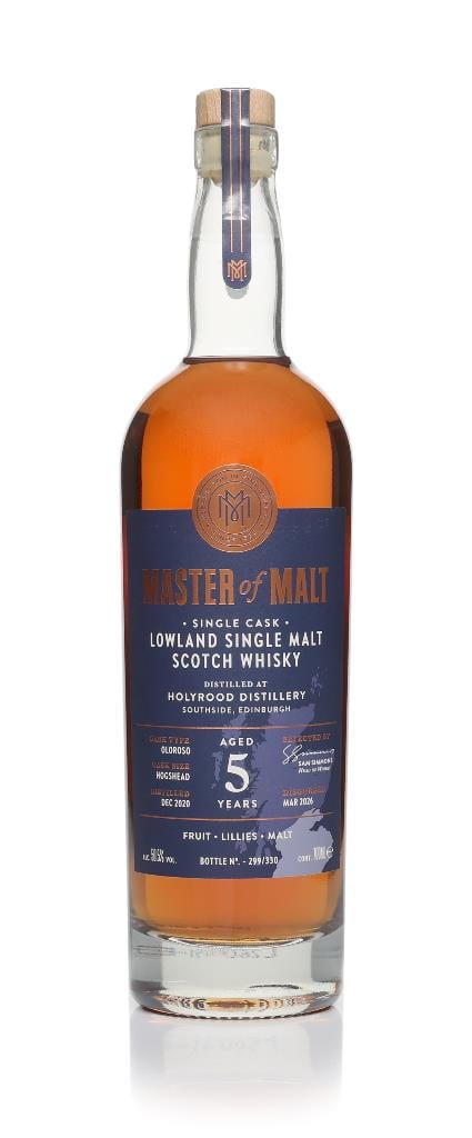 Holyrood Distillery Holyrood 5 Year Old 2020 Single Cask (Master Of Malt) Single Malt Whisky