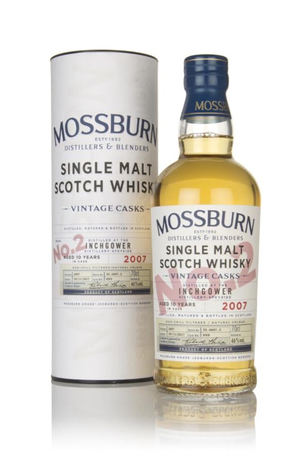 Inchgower 10 Year Old 2007 - Vintage Casks (Mossburn) Single Malt Whisky