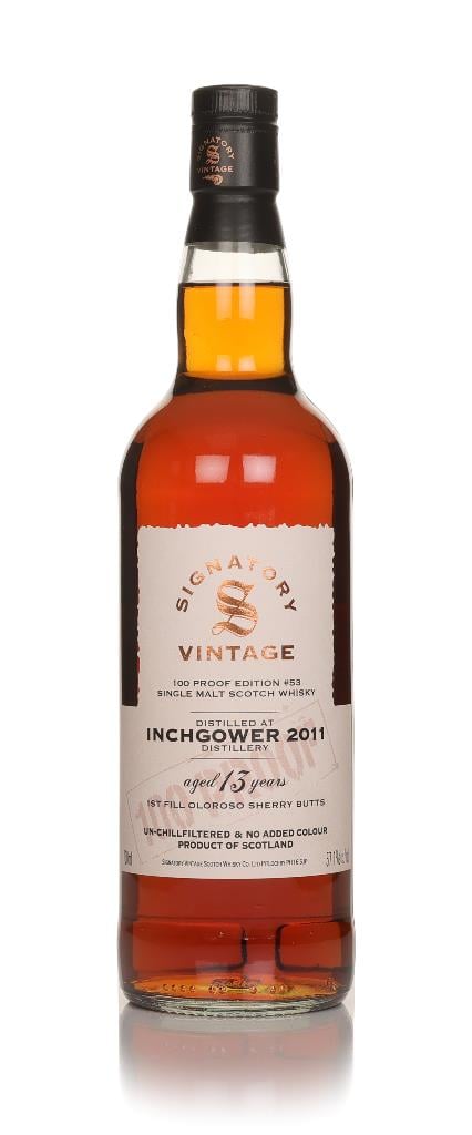 Inchgower 13 Year Old 2011 - 100 Proof Edition #53 (Signatory) Single Malt Whisky Inchgower 13 Year Old 2011 - 100 Proof Edition #53 (Signatory) Single Malt Whisky