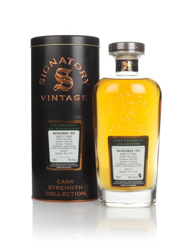 Inchgower 22 Year Old 1997 (cask 2) - Cask Strength Collection (Signat Single Malt Whisky