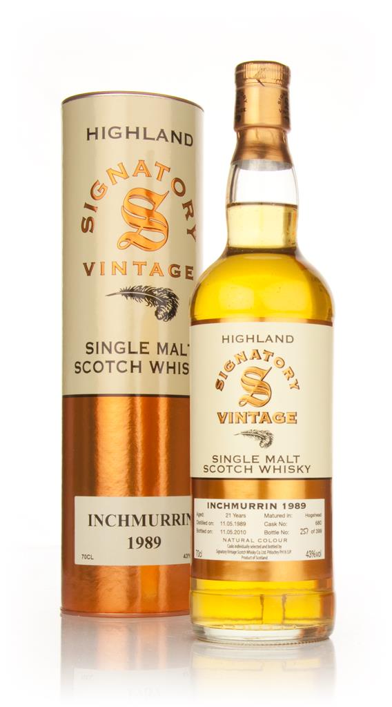 Inchmurrin 21 Year Old 1989 (Signatory) Single Malt Whisky