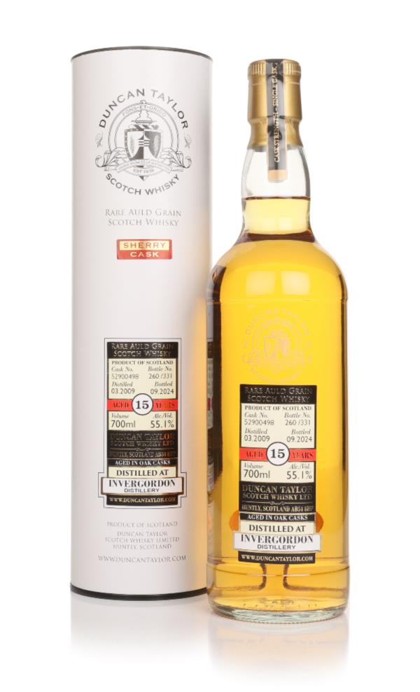 Invergordon 15 Year Old 2009 (cask 52900498) - Rare Auld (Duncan Taylo Grain Whisky