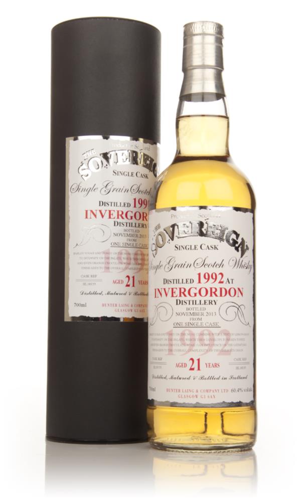 Invergordon 21 Year Old 1992 (cask 10155) - The Sovereign (Hunter Lain Grain Whisky