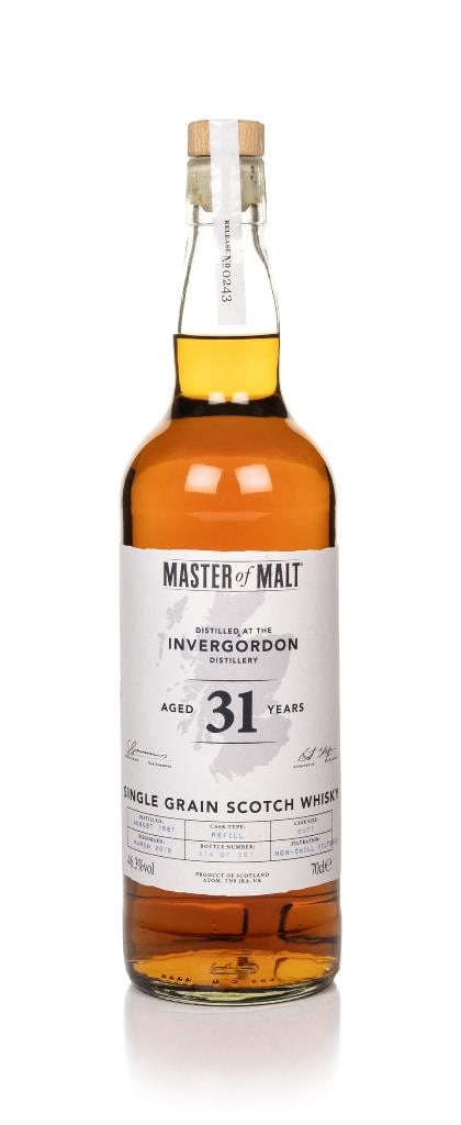 Invergordon 31 Year Old 1987 (Master of Malt) Grain Whisky