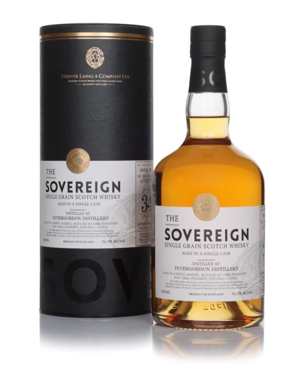 Invergordon 34 Year Old 1991 (cask 21871) - The Sovereign (Hunter Lain Grain Whisky Invergordon 34 Year Old 1991 (cask 21871) - The Sovereign (Hunter Lain Grain Whisky