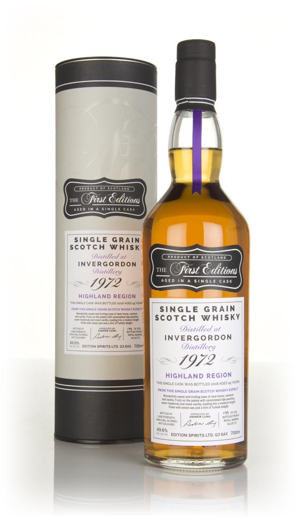 Invergordon 45 Year Old 1972 (cask 14772) - The First Editions (Hunter Grain Whisky