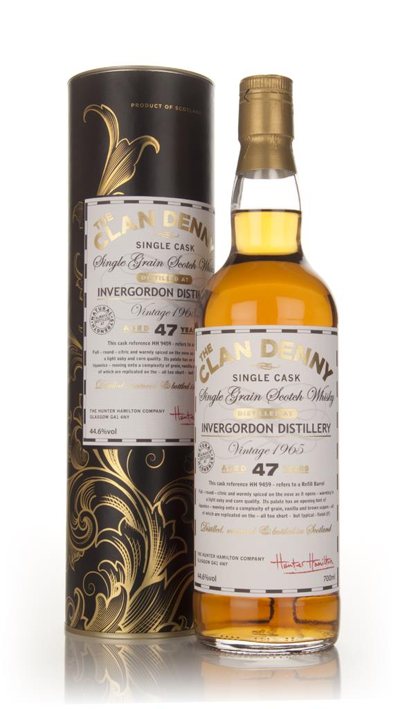 Invergordon 47 Year Old 1965 (cask 9459)- The Clan Denny (Douglas Lain Grain Whisky