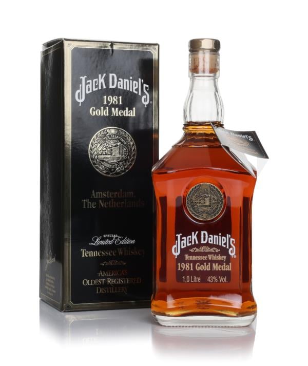 Jack Daniels 1981 Gold Medal Tennessee Whiskey (1L) Tennessee Whiskey