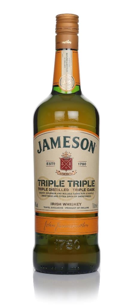 Jameson Triple Triple Irish Whiskey (1L) Blended Whiskey