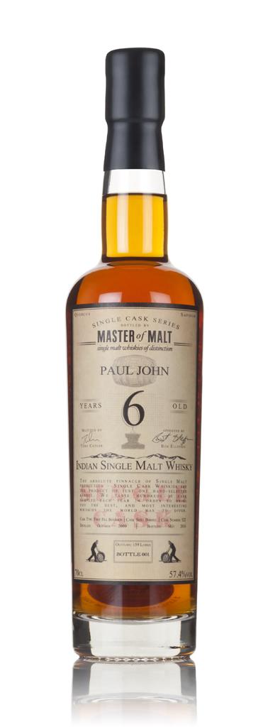Paul John 6 Year Old 2009 (cask 522) - Single Cask (Master of Malt) Single Malt Whisky