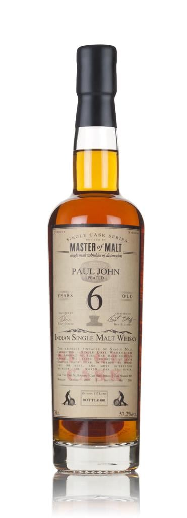 Paul John 6 Year Old 2009 (cask 809) - Single Cask (Master of Malt) Single Malt Whisky Paul John 6 Year Old 2009 (cask 809) - Single Cask (Master of Malt) Single Malt Whisky