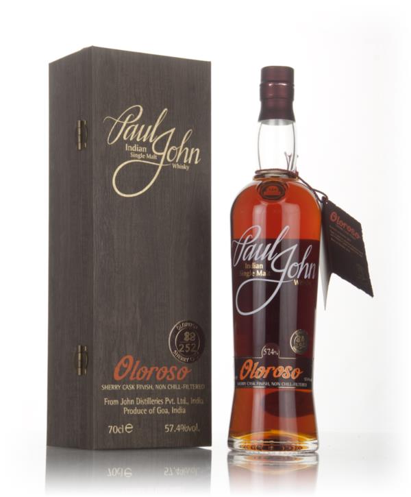 Paul John 7 Year Old 2009 Oloroso Sherry Cask Finish Single Malt Whisky