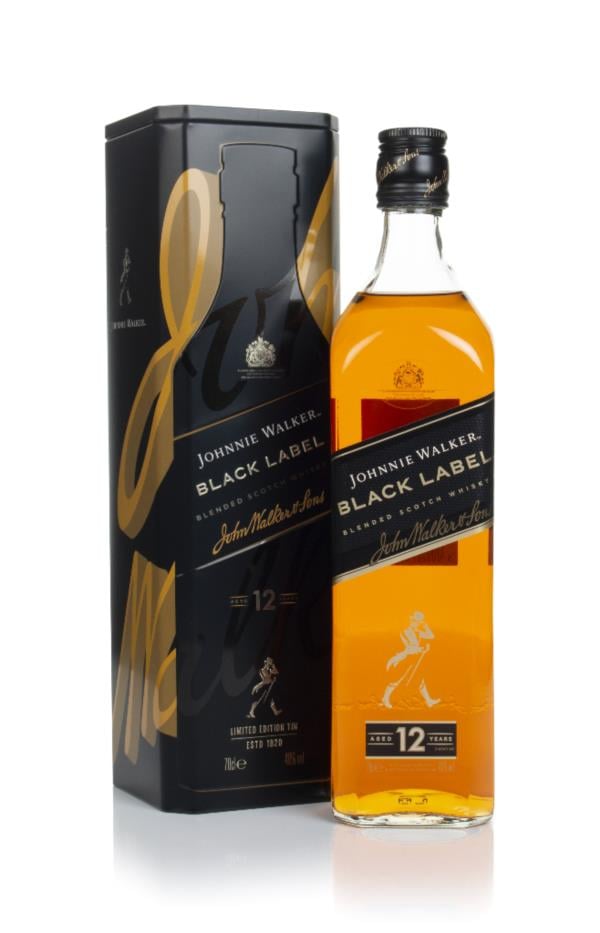 Johnnie Walker Black Label 12 Year Old with Gift Tin Blended Whisky