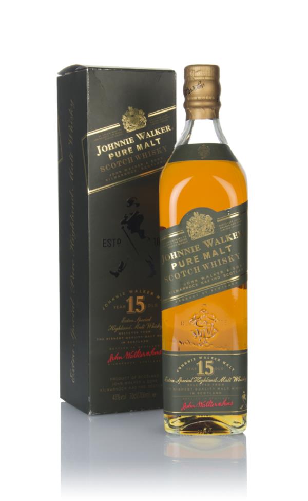 Johnnie Walker Green Label 15 Year Old - 1990s Single Malt Whisky