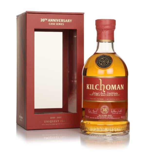 Kilchoman 18 Year Old Bourbon Cask Matured 20th Anniversary Series Single Malt Whisky