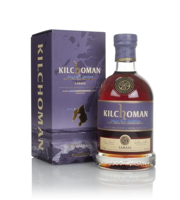 Kilchoman Sanaig (No Box / Torn Label) Single Malt Whisky