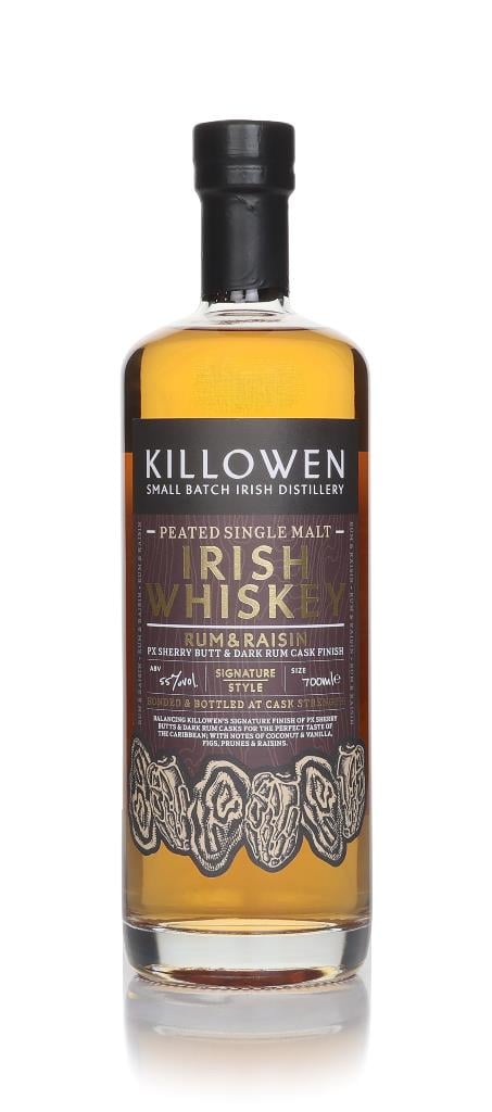 Killowen Peated Rum & Raisin Irish Single Malt Whiskey