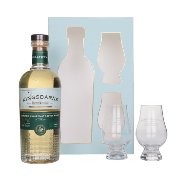 Kingsbarns Coaltown Gift Set with 2x Glencairn Glasses Single Malt Whisky